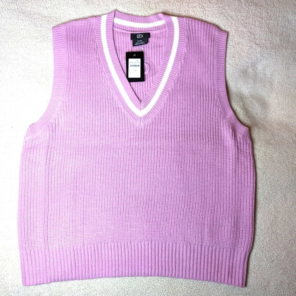 CCX sweater vest knitted NWT size 16